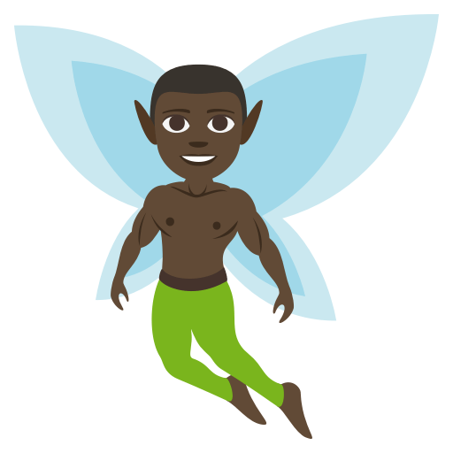 Man Fairy: Dark Skin Tone, the design in this release