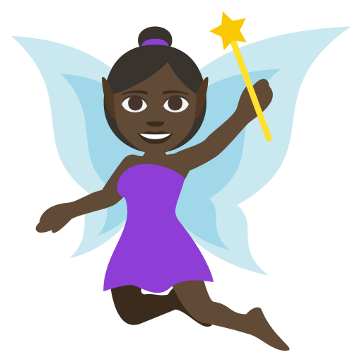 Fairy: Dark Skin Tone, the design in this release