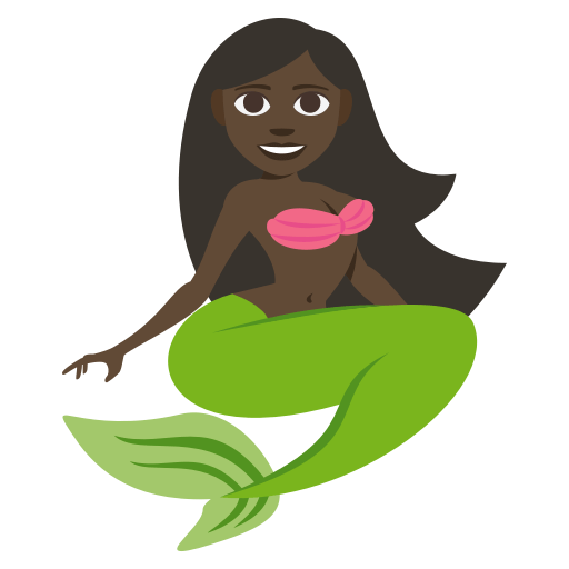 Merperson: Dark Skin Tone, the design in this release