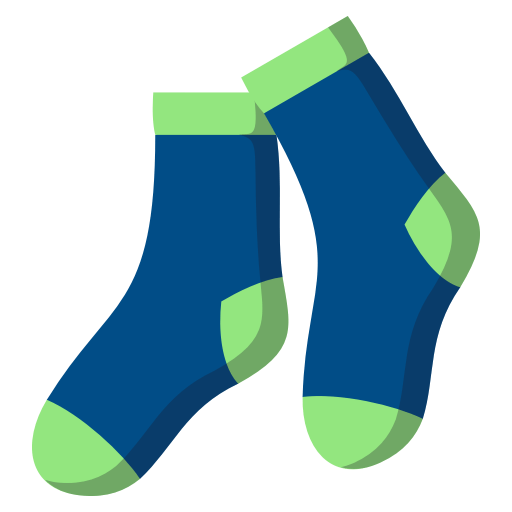 Socks as drawn by JoyPixels in 3.1