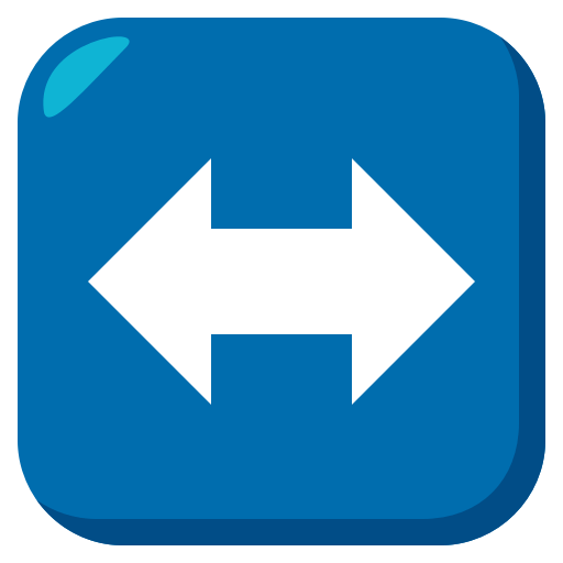 Left-Right Arrow as drawn by JoyPixels in 3.1