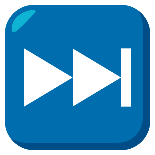 Next Track Button as drawn by JoyPixels in 3.1