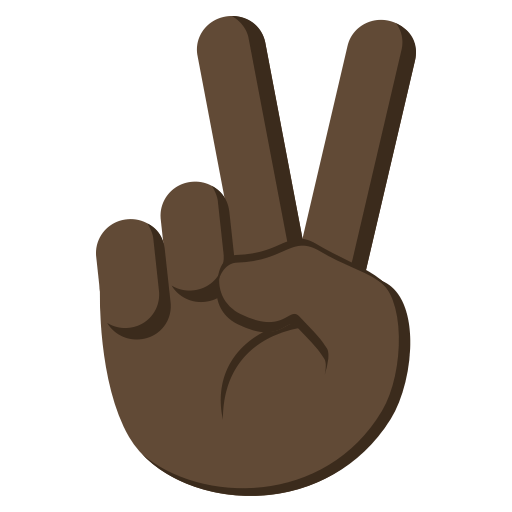 Victory Hand: Dark Skin Tone, the previous design