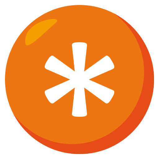 Asterisk as drawn by JoyPixels in 3.1