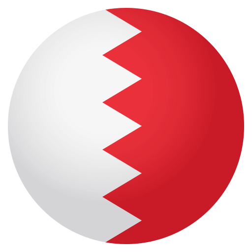 Flag: Bahrain as drawn by JoyPixels in 4.0