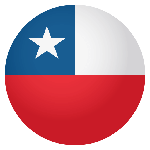 Flag: Chile as drawn by JoyPixels in 4.0