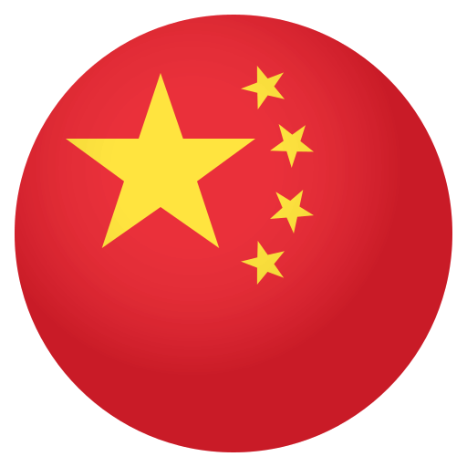 Flag: China as drawn by JoyPixels in 4.0