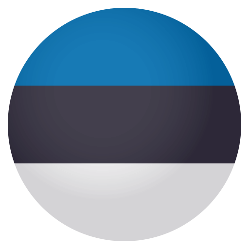 Flag: Estonia as drawn by JoyPixels in 4.0