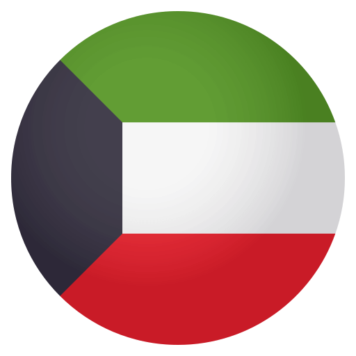 Flag: Kuwait as drawn by JoyPixels in 4.0