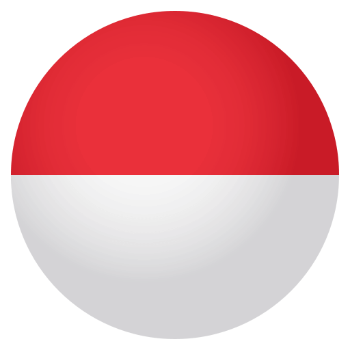 Drapeau : Monaco as drawn by JoyPixels in 4.0