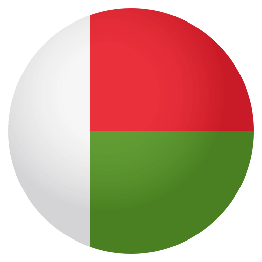 Flag: Madagascar as drawn by JoyPixels in 4.0