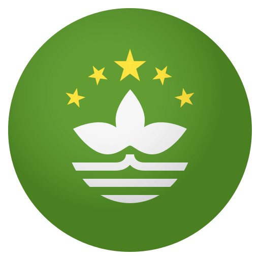 Flag: Macao SAR China as drawn by JoyPixels in 4.0