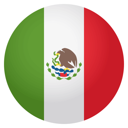Flag: Mexico as drawn by JoyPixels in 4.0