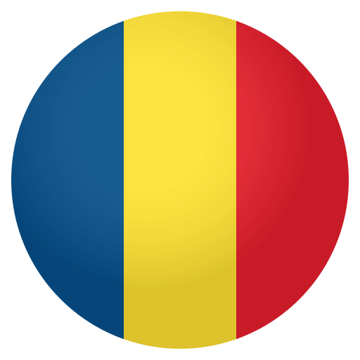 Flag: Romania as drawn by JoyPixels in 4.0