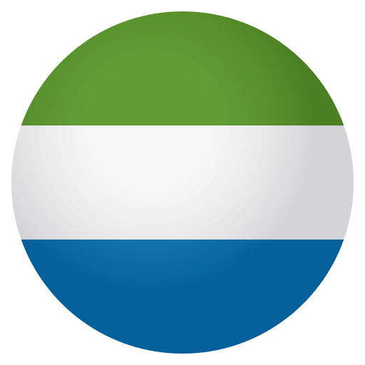 Flag: Sierra Leone as drawn by JoyPixels in 4.0