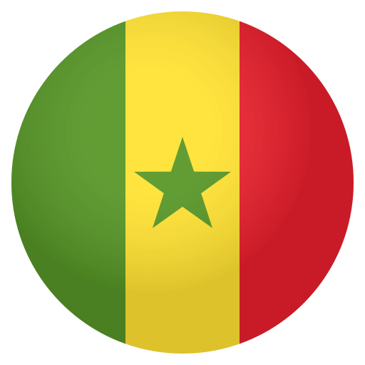 Flag: Senegal as drawn by JoyPixels in 4.0