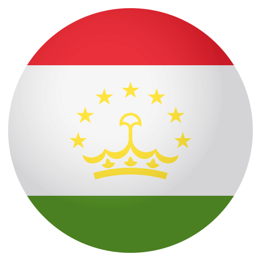 Flag: Tajikistan as drawn by JoyPixels in 4.0