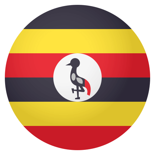 Flag: Uganda as drawn by JoyPixels in 4.0