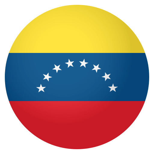 Flag: Venezuela as drawn by JoyPixels in 4.0