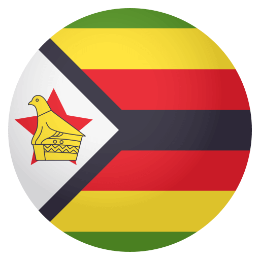 Flag: Zimbabwe as drawn by JoyPixels in 4.0