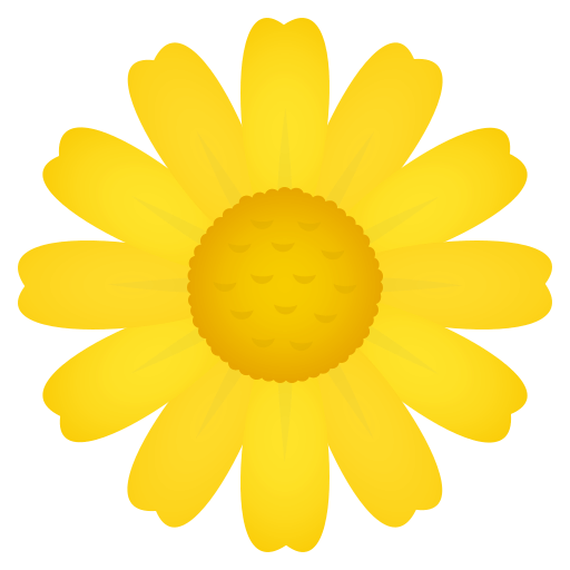 Blossom as drawn by JoyPixels in 4.0