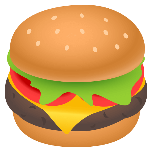 햄버거 as drawn by JoyPixels in 4.0