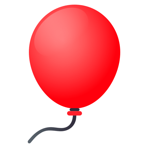 Balloon as drawn by JoyPixels in 4.0