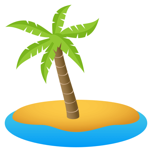 Desert Island, the previous design
