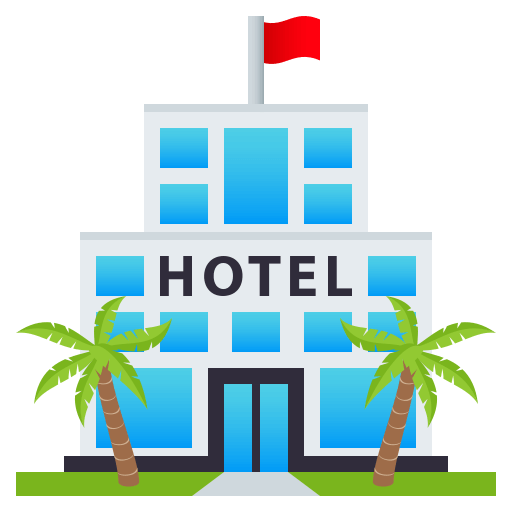 Hotel as drawn by JoyPixels in 4.0