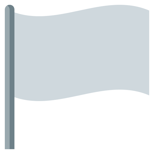 White Flag as drawn by JoyPixels in 4.0