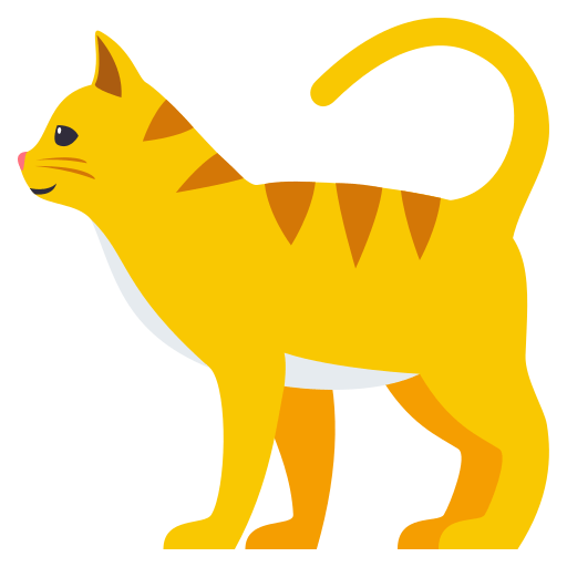 고양이 as drawn by JoyPixels in 4.0