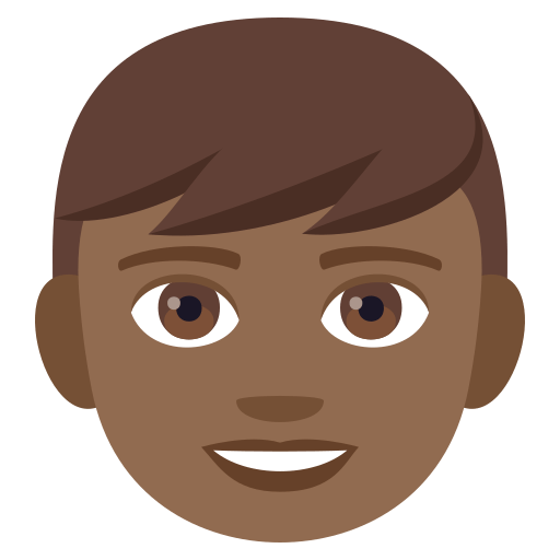 Boy: Medium-Dark Skin Tone, the design in this release