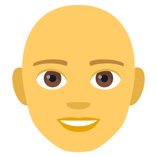 Man: Bald, the design in this release