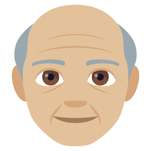 Old Man: Medium-Light Skin Tone, the design in this release