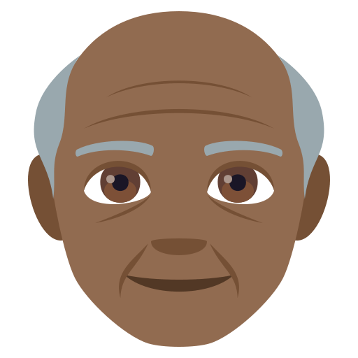 Old Man: Medium-Dark Skin Tone, the design in this release