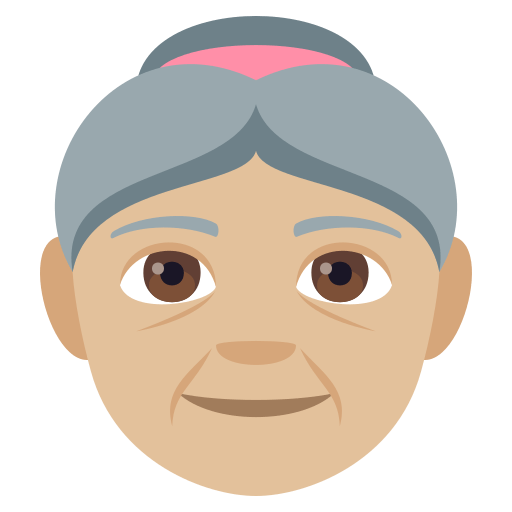 Old Woman: Medium-Light Skin Tone, the design in this release