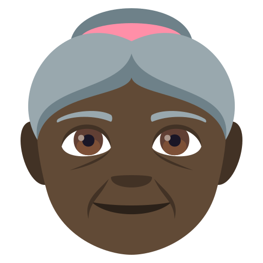 Old Woman: Dark Skin Tone, the design in this release