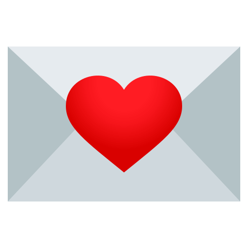 Love Letter as drawn by JoyPixels in 4.0