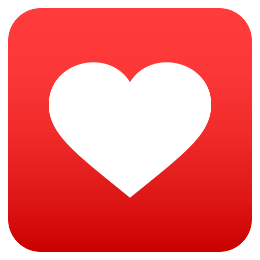 Heart Decoration as drawn by JoyPixels in 4.0