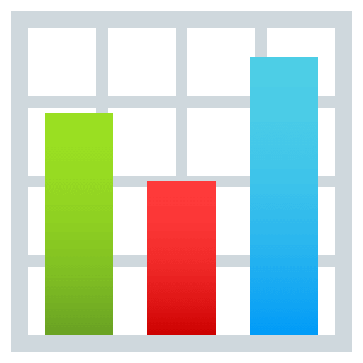Bar Chart as drawn by JoyPixels in 4.0