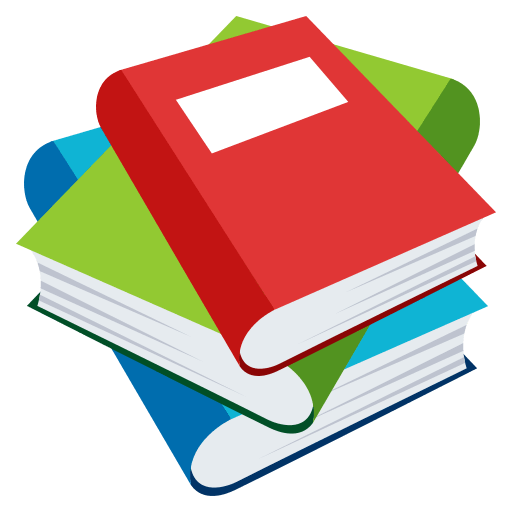 Books as drawn by JoyPixels in 4.0