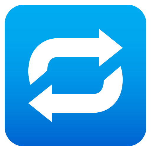 Repeat Button as drawn by JoyPixels in 4.0