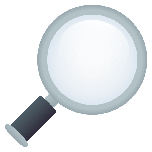 Magnifying Glass Tilted Right, the previous design