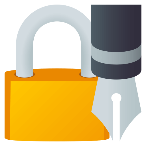 Locked with Pen, the previous design