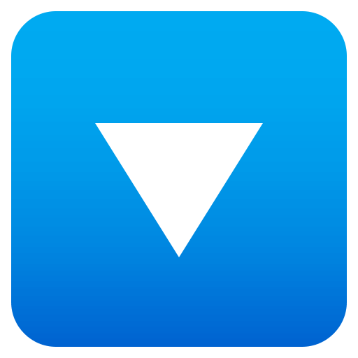 Downwards Button as drawn by JoyPixels in 4.0