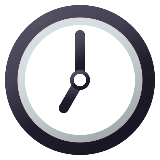 Seven O’clock as drawn by JoyPixels in 4.0