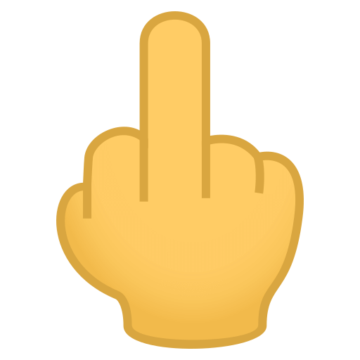 Middle Finger, the design in this release