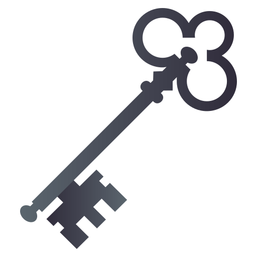 Old Key as drawn by JoyPixels in 4.0