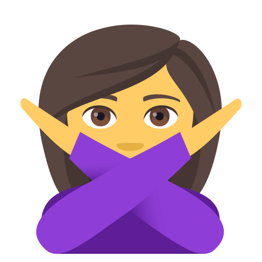 Person Gesturing NO, the design in this release
