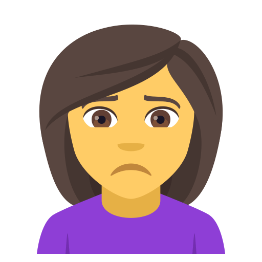 Woman Frowning, the design in this release